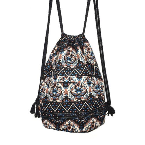 Boho Printed Backpack