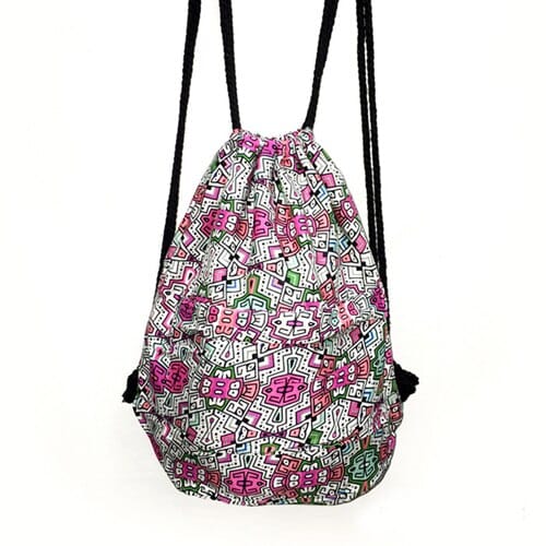 Boho Printed Backpack