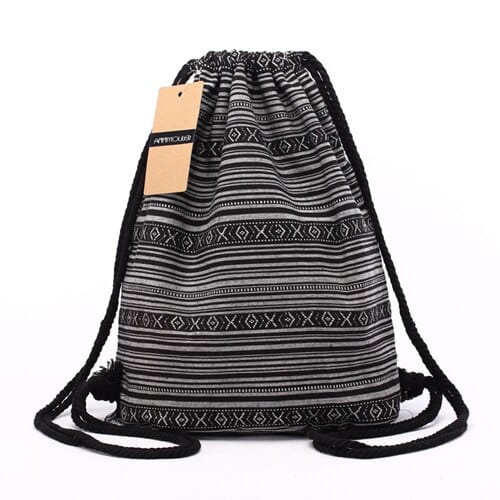 Boho Printed Backpack