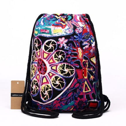Boho Printed Backpack