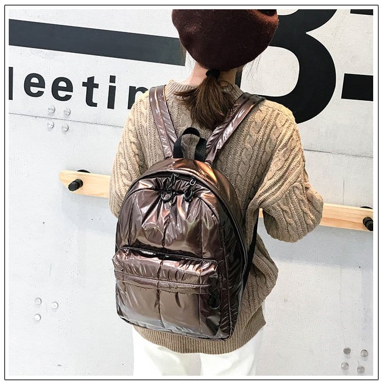 Metallic Color Backpack