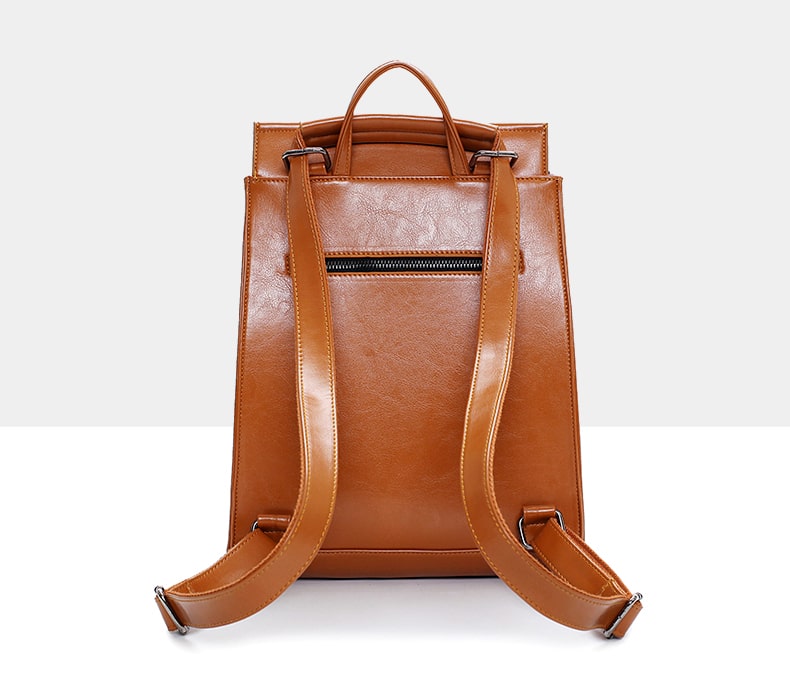 Casual Leather Backpack