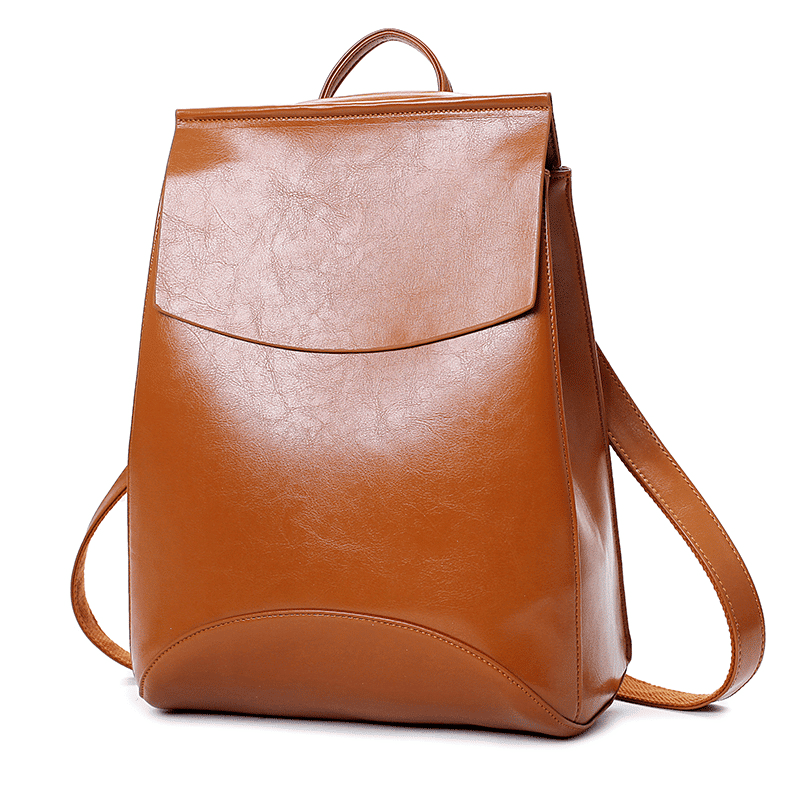 Casual Leather Backpack