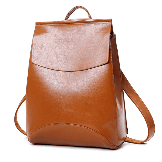 Casual Leather Backpack