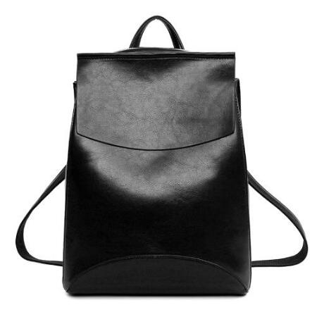 Casual Leather Backpack