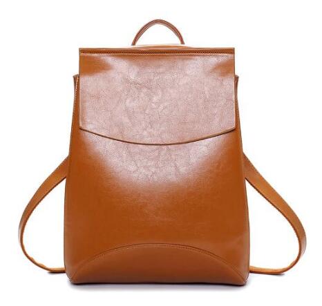 Casual Leather Backpack
