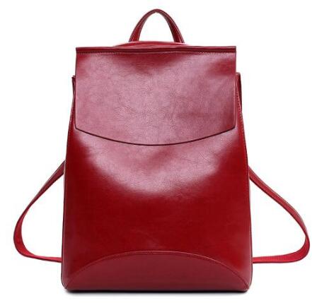 Casual Leather Backpack