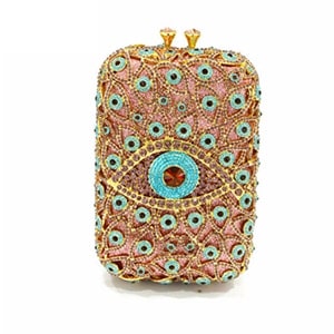 Stylish Pearled Mini Evening Bag