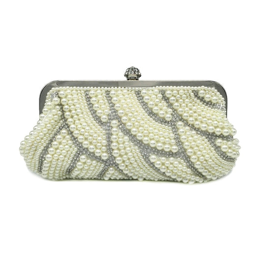Retro Pearled Mini Evening Bag