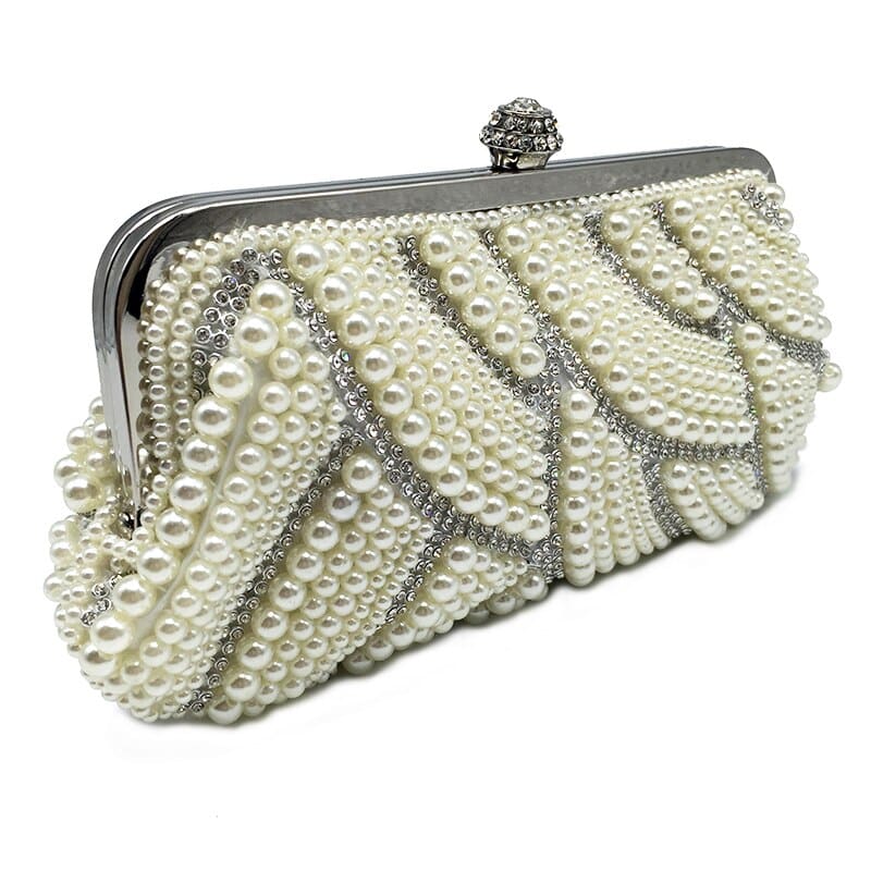 Retro Pearled Mini Evening Bag