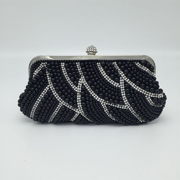 Retro Pearled Mini Evening Bag