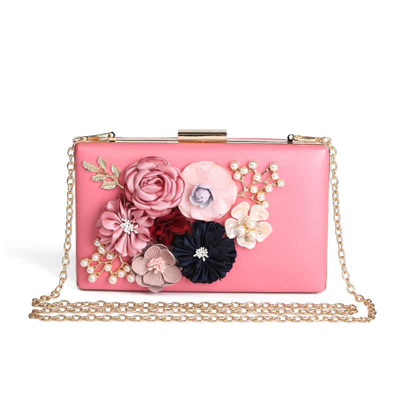 Delicate Floral Evening Bag