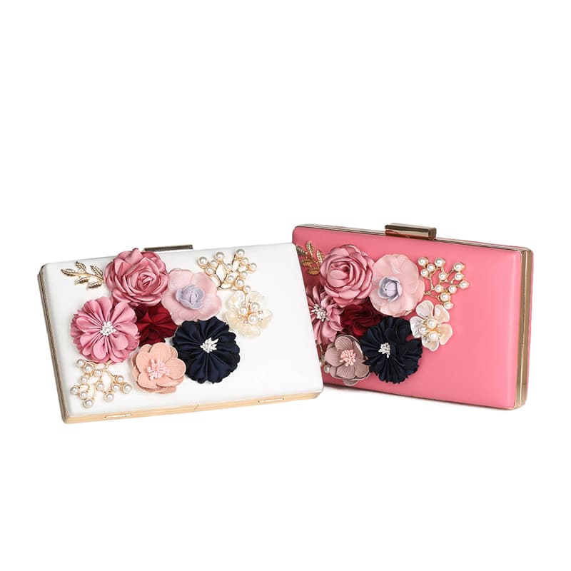 Delicate Floral Evening Bag