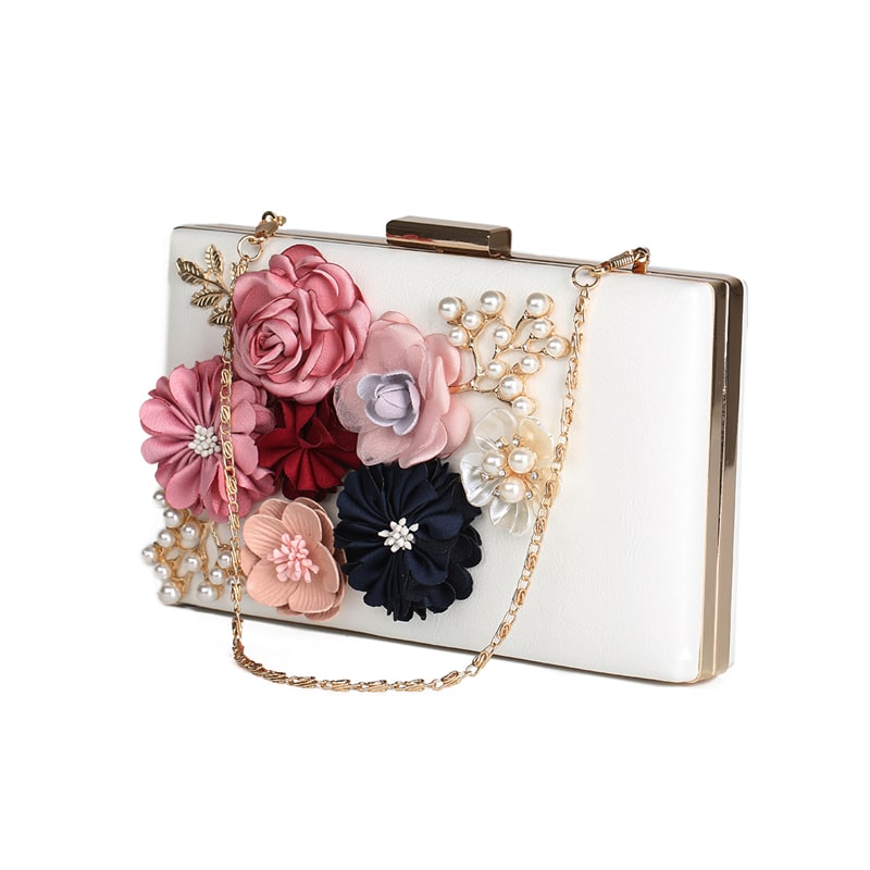 Delicate Floral Evening Bag