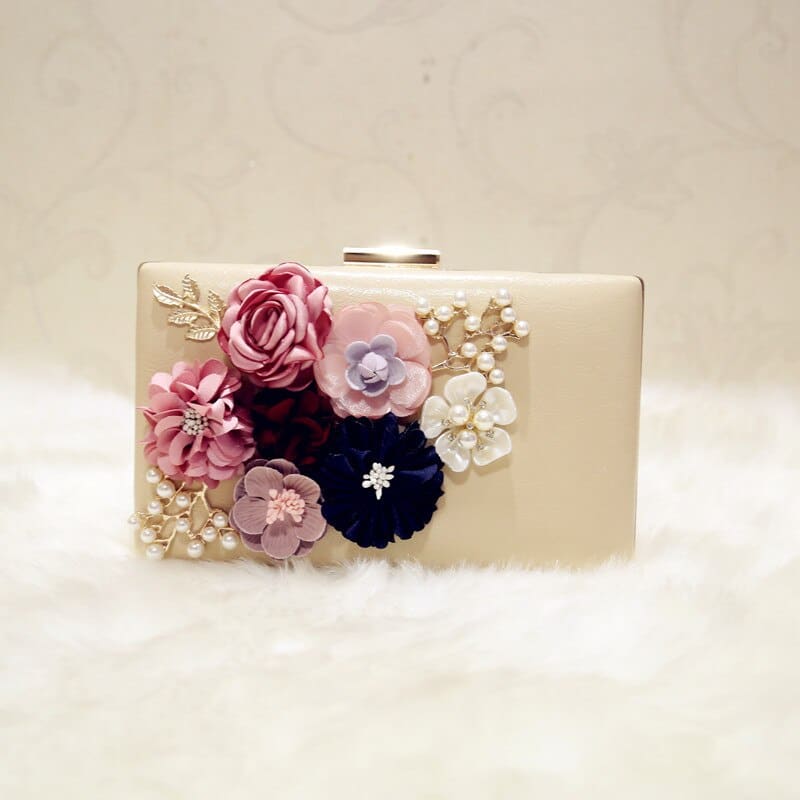 Delicate Floral Evening Bag
