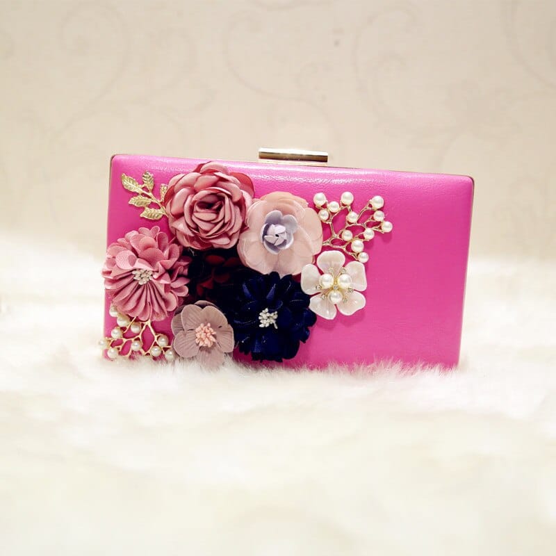 Delicate Floral Evening Bag