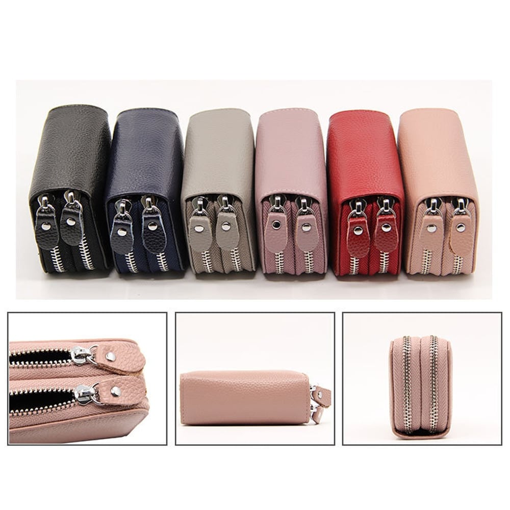 Business Colorful Genuine Leather Wallet