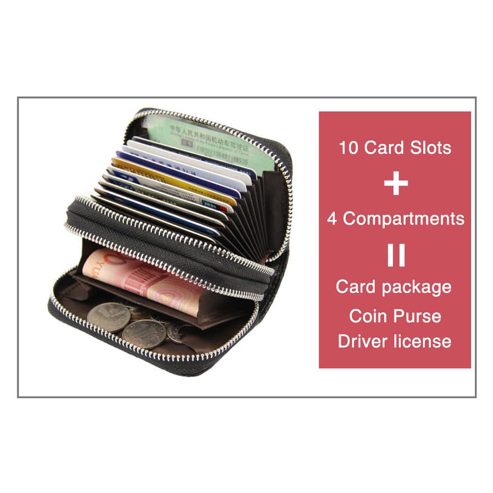 Business Colorful Genuine Leather Wallet