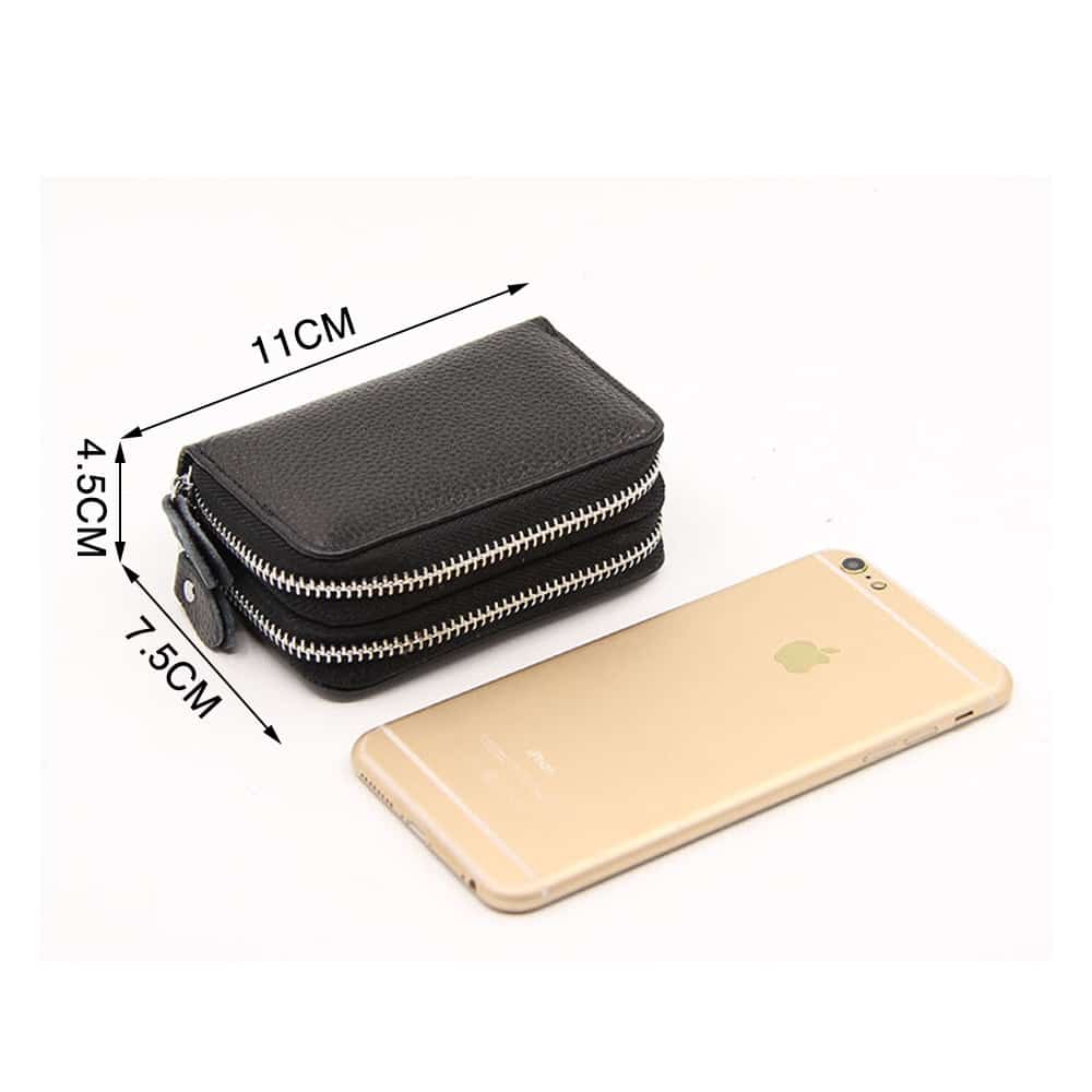 Business Colorful Genuine Leather Wallet