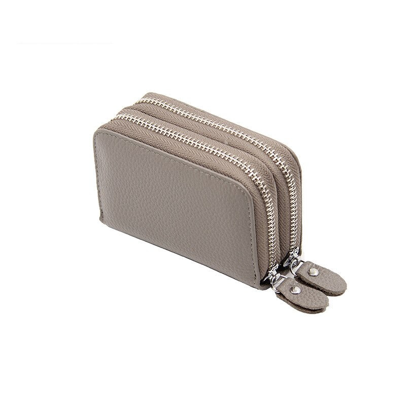 Business Colorful Genuine Leather Wallet