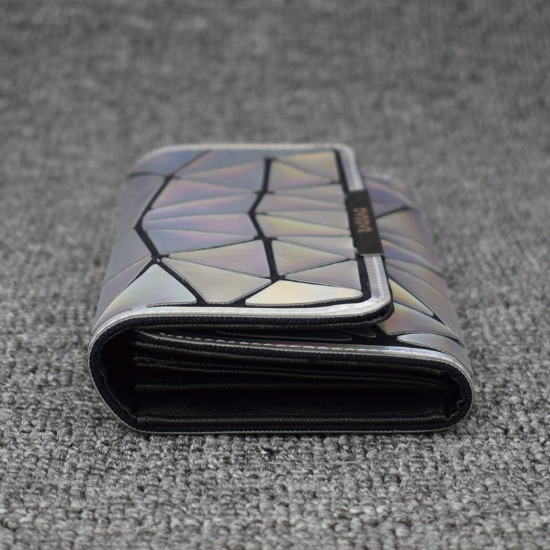 Geometric Style Holographic Mosaic Wallet