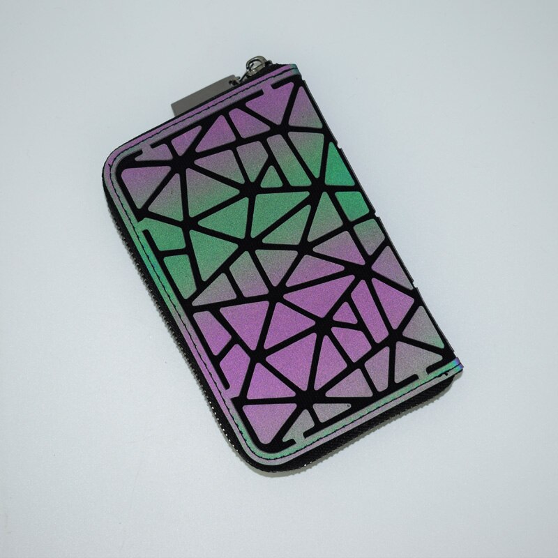 Geometric Style Holographic Mosaic Wallet