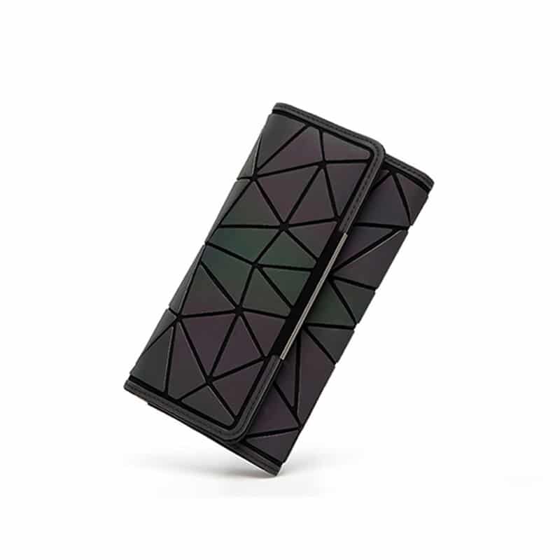 Geometric Style Holographic Mosaic Wallet