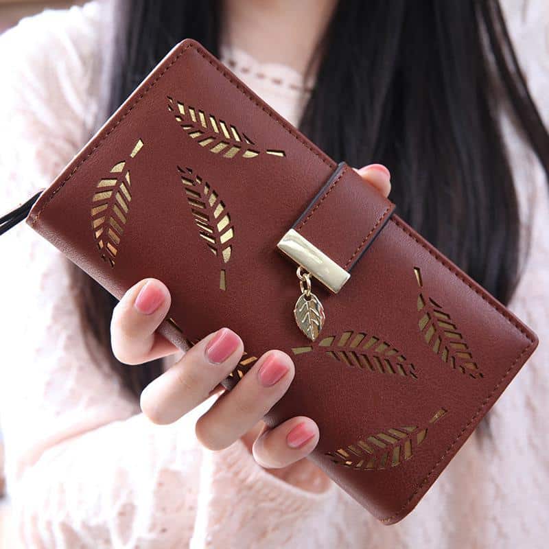 Leaves Patterned Wallet