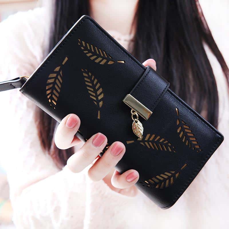 Leaves Patterned Wallet