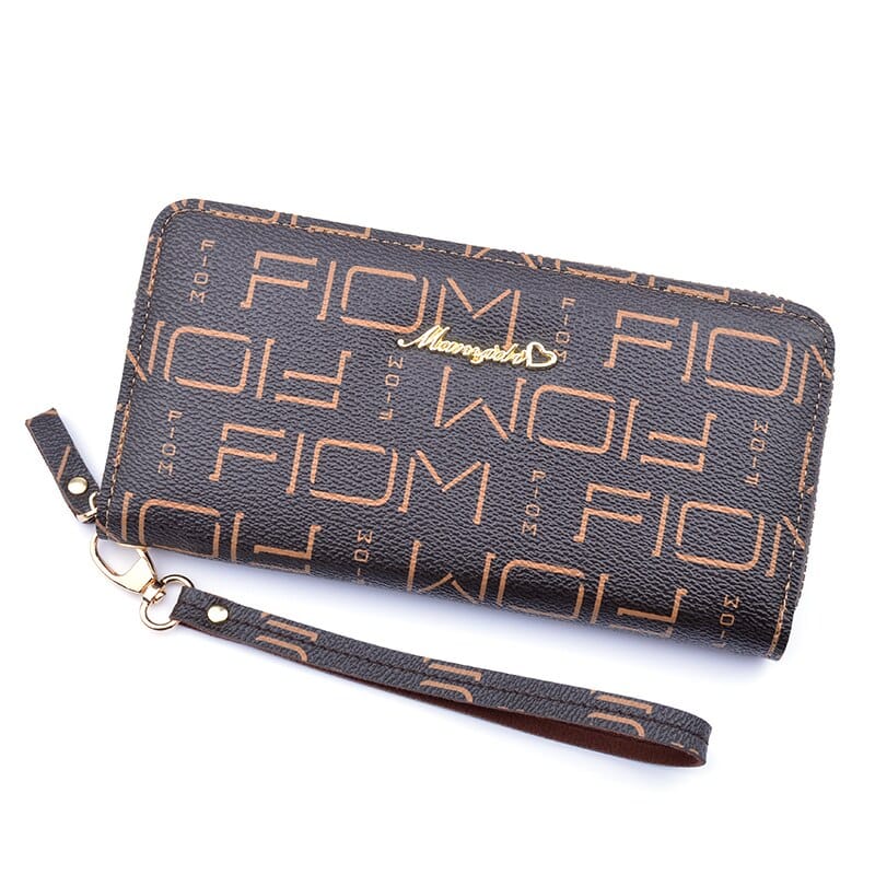 Large Capacity Double Zipper Wallet