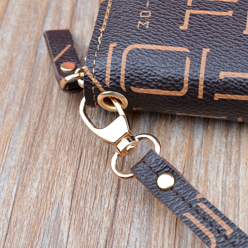 Large Capacity Double Zipper Wallet