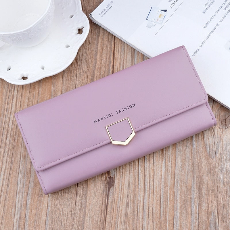 Large Capacity Double Zipper Wallet