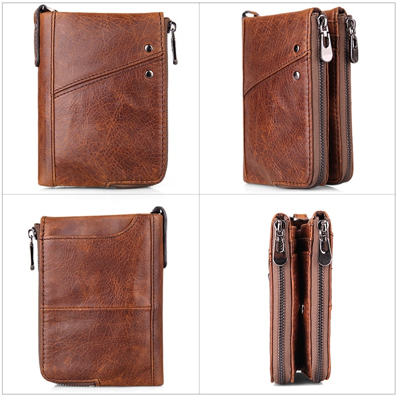 Genuine Leather Mini Wallet