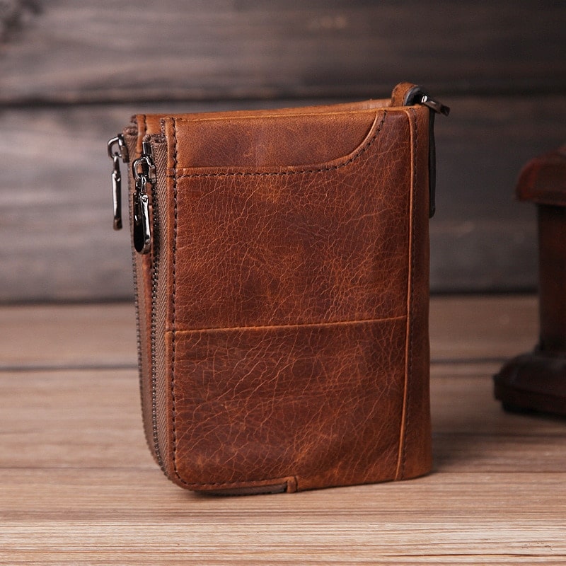 Genuine Leather Mini Wallet