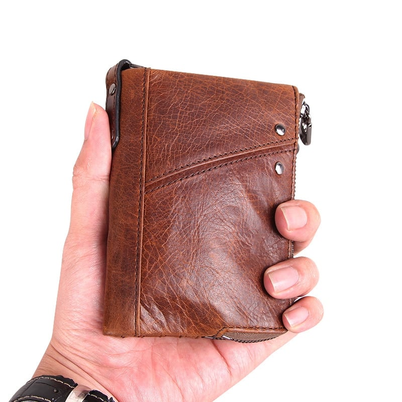 Genuine Leather Mini Wallet
