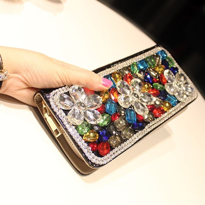 Colorful Crystal Wallet