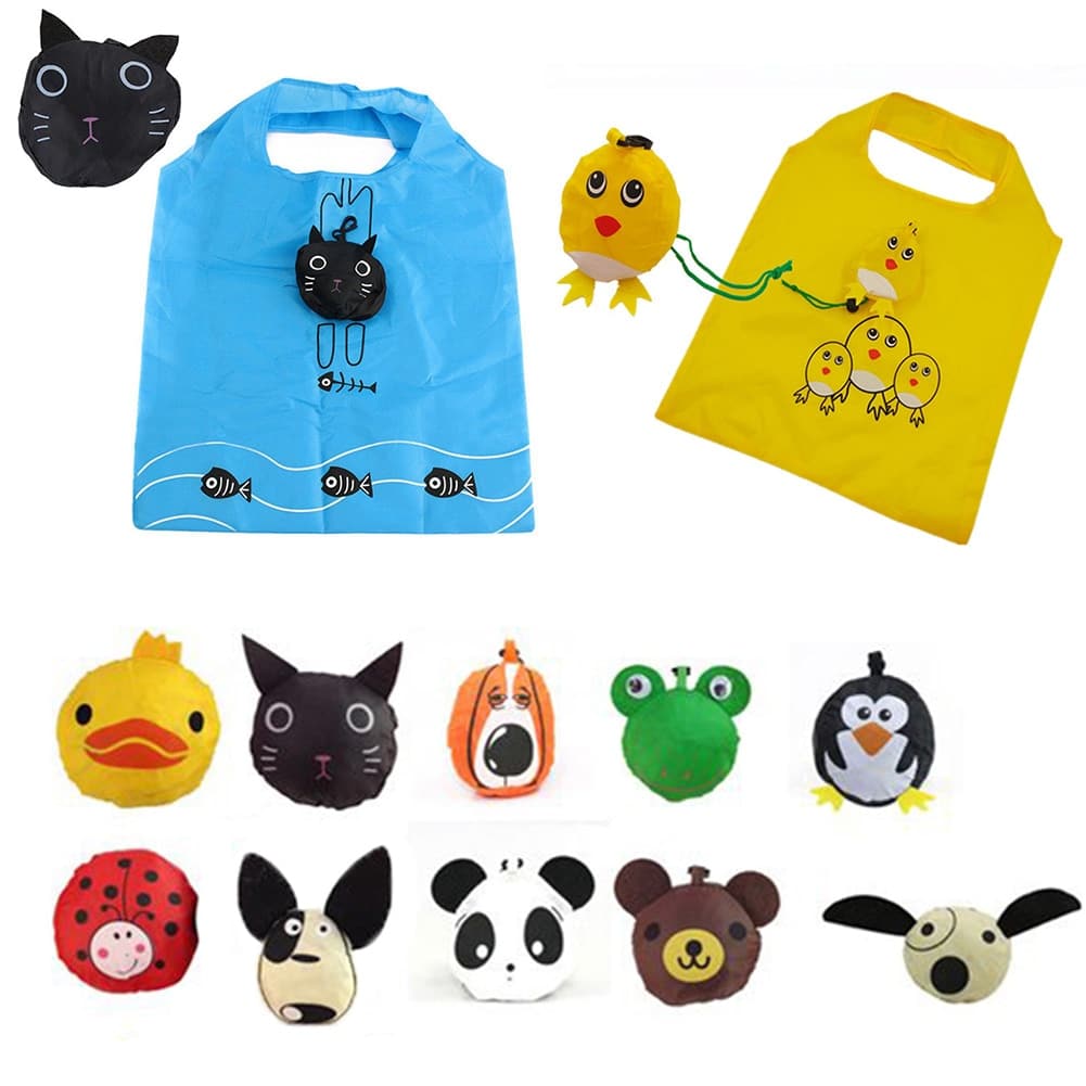 Foldable Animal Shaped Tote Bag