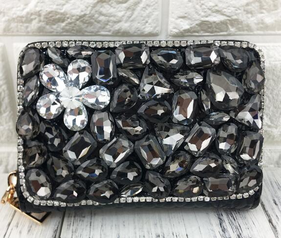 Luxurious Crystal Design Wallet