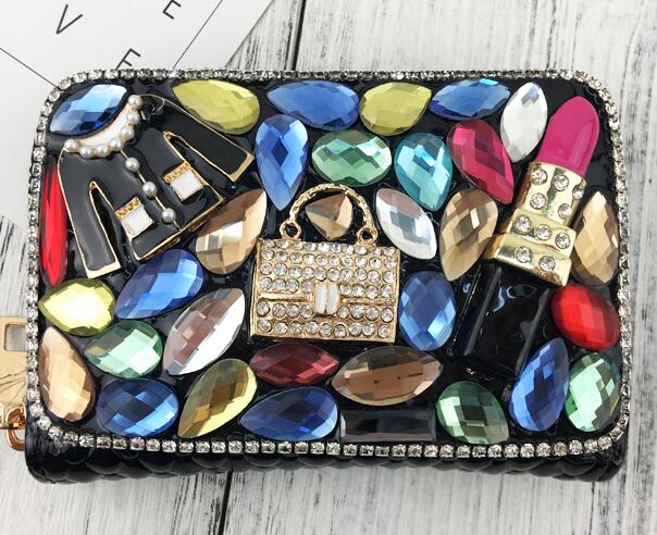 Luxurious Crystal Design Wallet