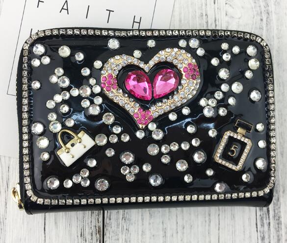 Luxurious Crystal Design Wallet