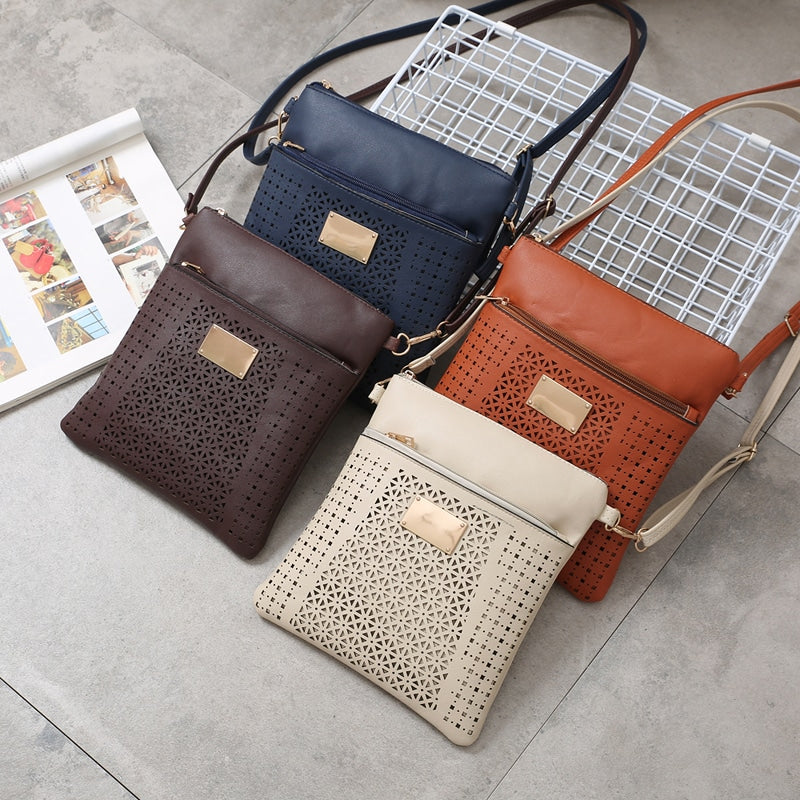 Flat Patterned Crossbody Bag