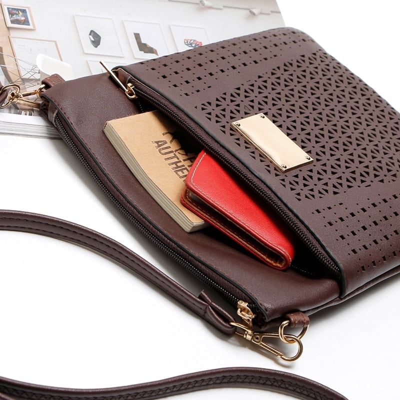 Flat Patterned Crossbody Bag