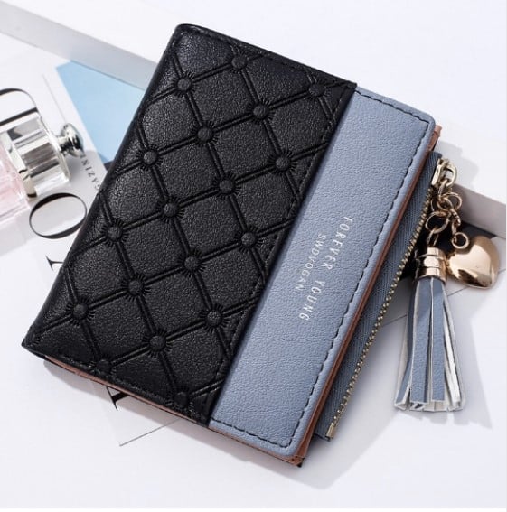 Classic Two Tone Leather Wallet
