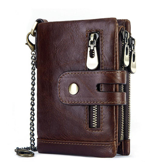 Men's Genuine Cow Leather Wallet
