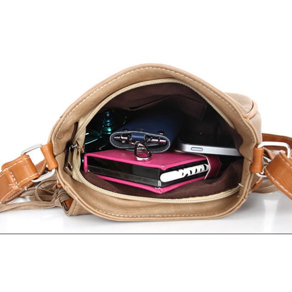 Bohemian Tassels Decorated Crossdody Bag