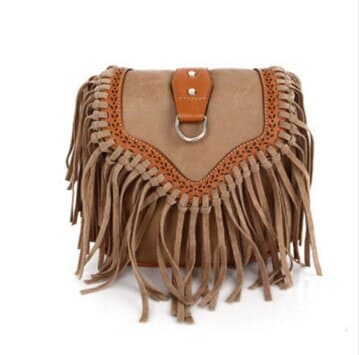 Bohemian Tassels Decorated Crossdody Bag