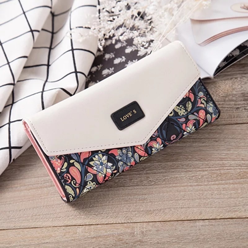 Floral Printed Wallet