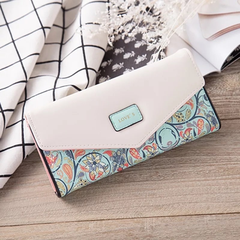 Floral Printed Wallet