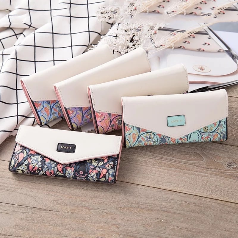 Floral Printed Wallet