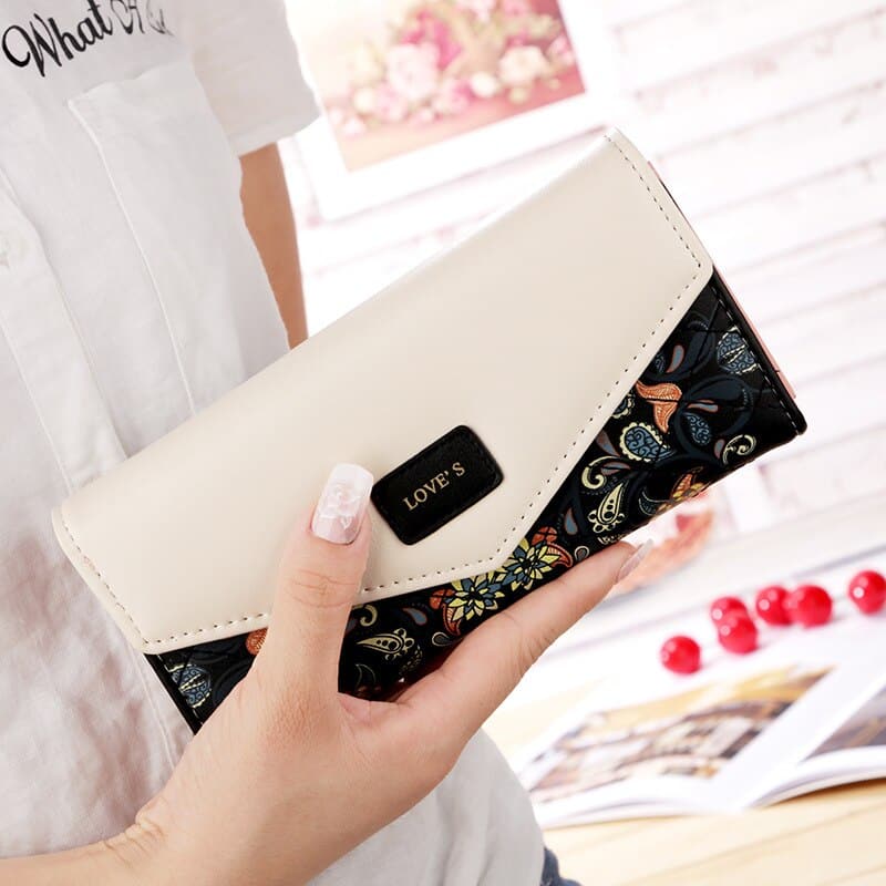 Floral Printed Wallet